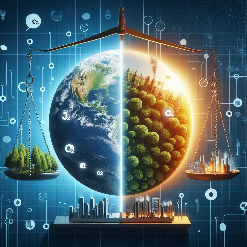 Carbon Neutrality vs Net Zero © AI Illustration