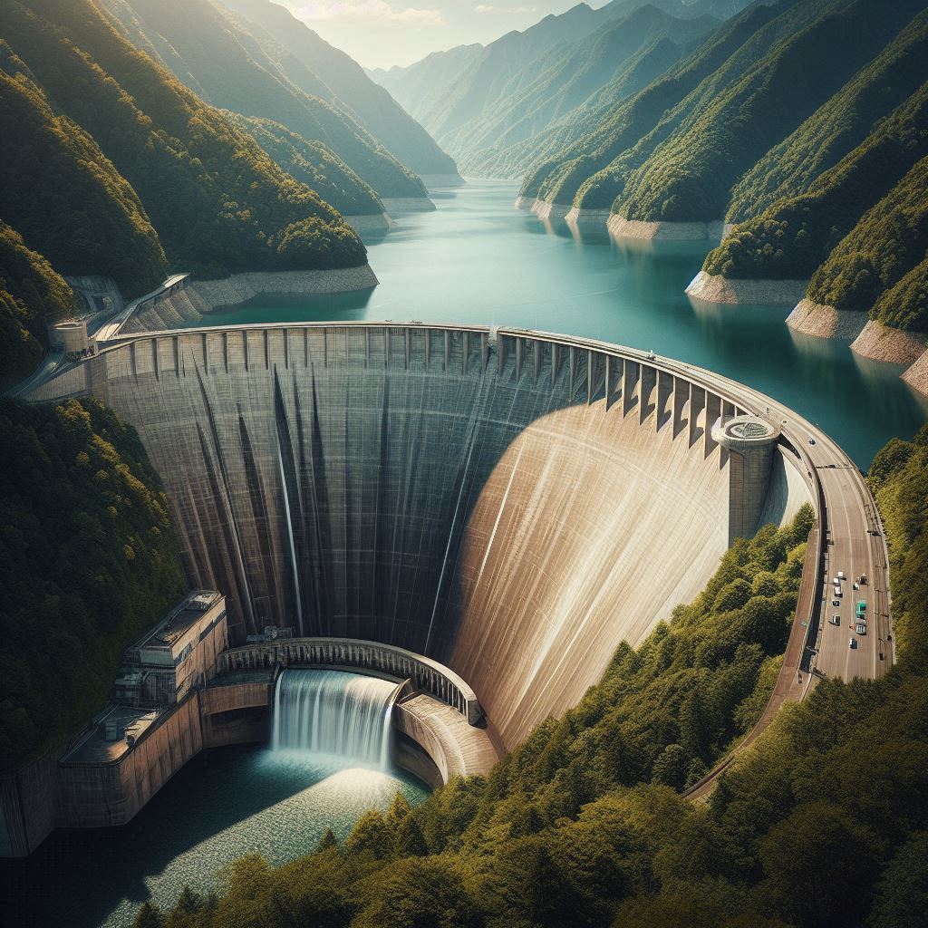 A dam © AI Illustration