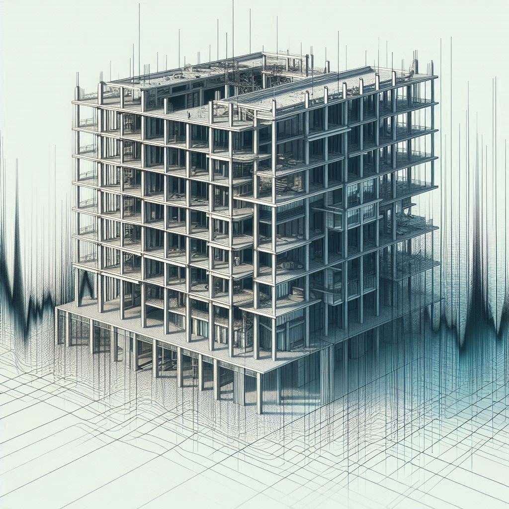 A seismic building © AI Illustration