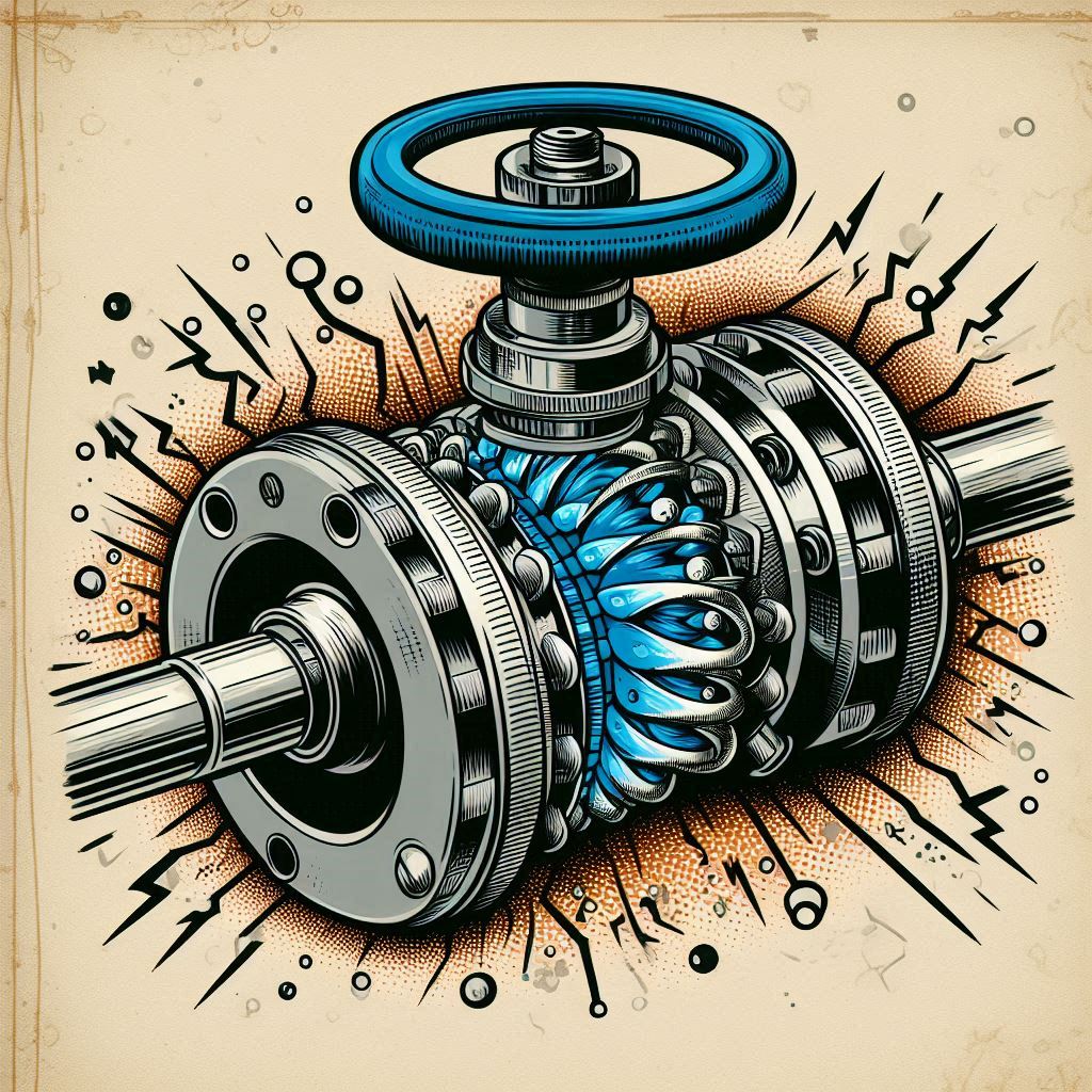 Safety Valve with a Ferrofluid seal © AI Illustration