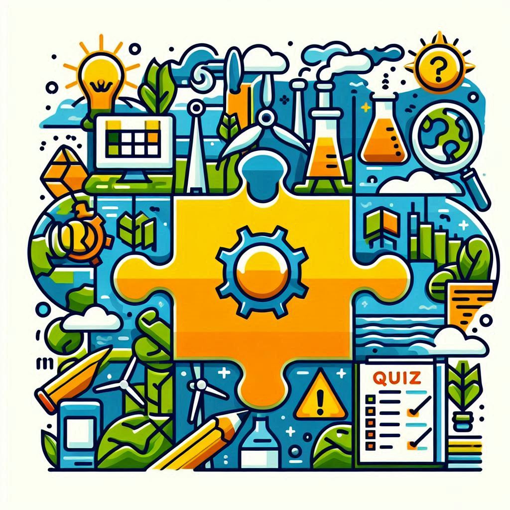 Environmental Engineering Puzzles © AI Illustration