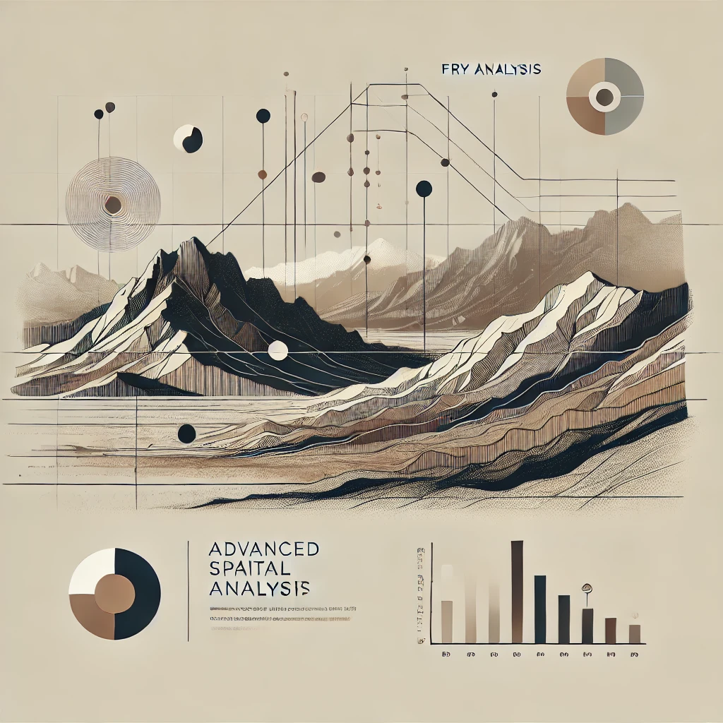 Spatial Distribution and controlling factors of Mineral Deposits © AI Illustration