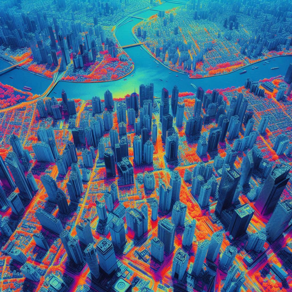 Heat Health Risk mapping © AI Illustration