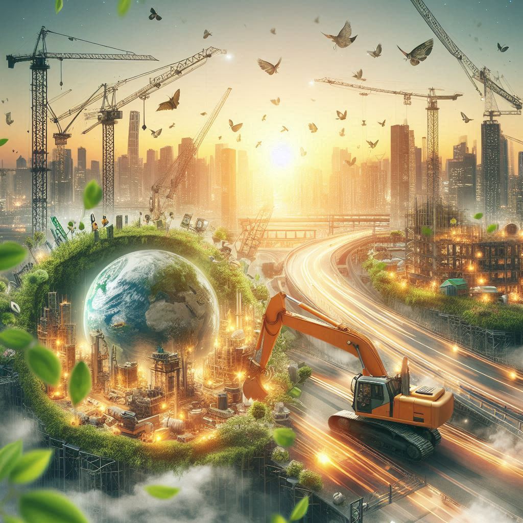 Environmental Sustainability in Civil Engineering © AI Illustration