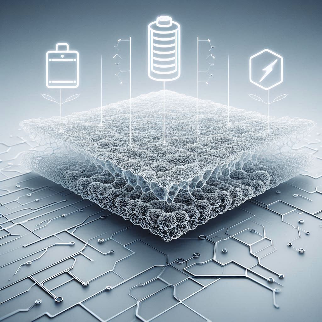 Aerogel Structure © AI Illustration