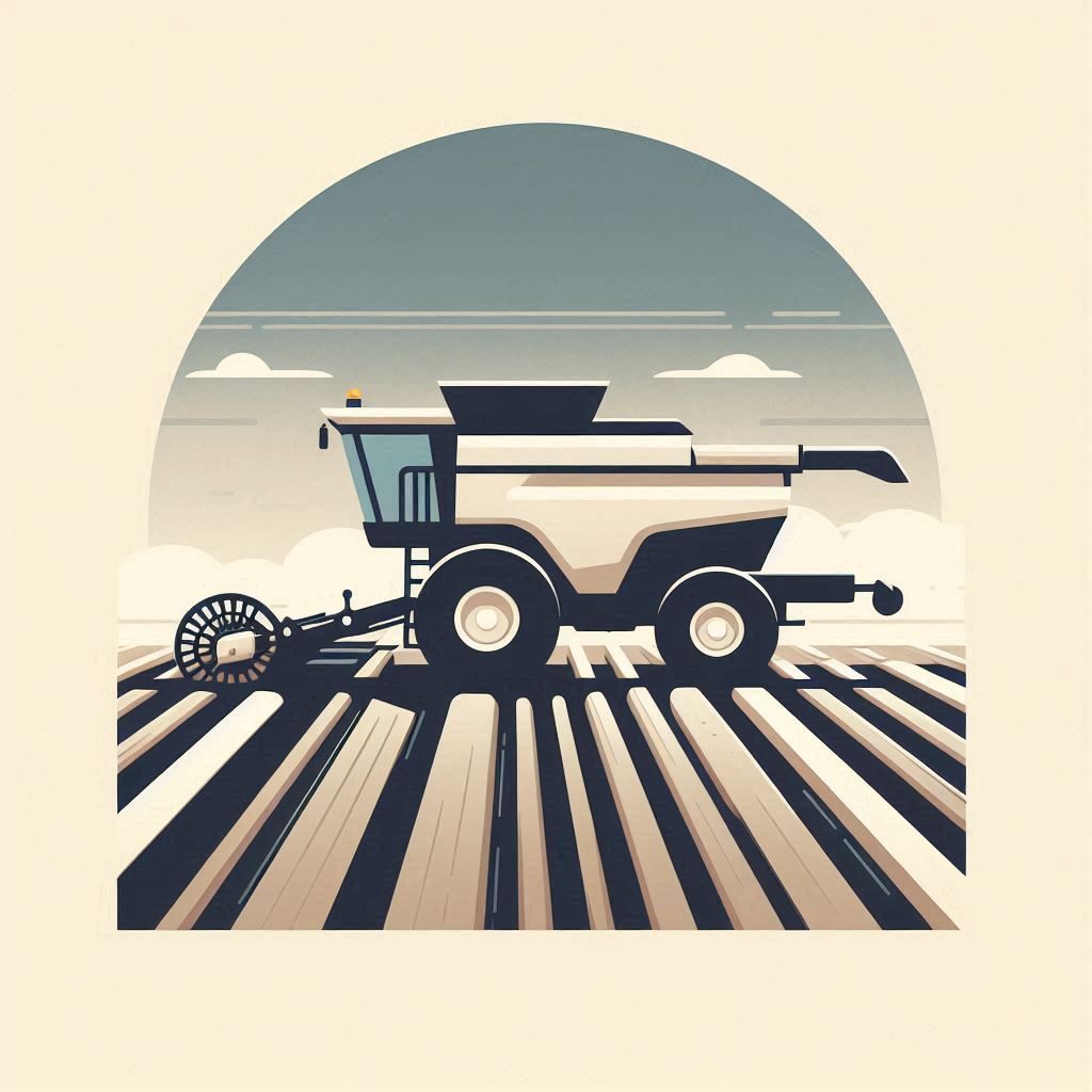 A modern Agricultural Machine © AI Illustration