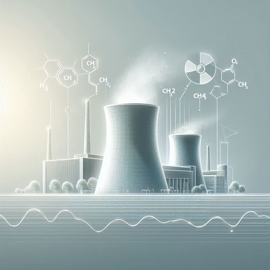 A Nuclear Power Plant © AI Illustration