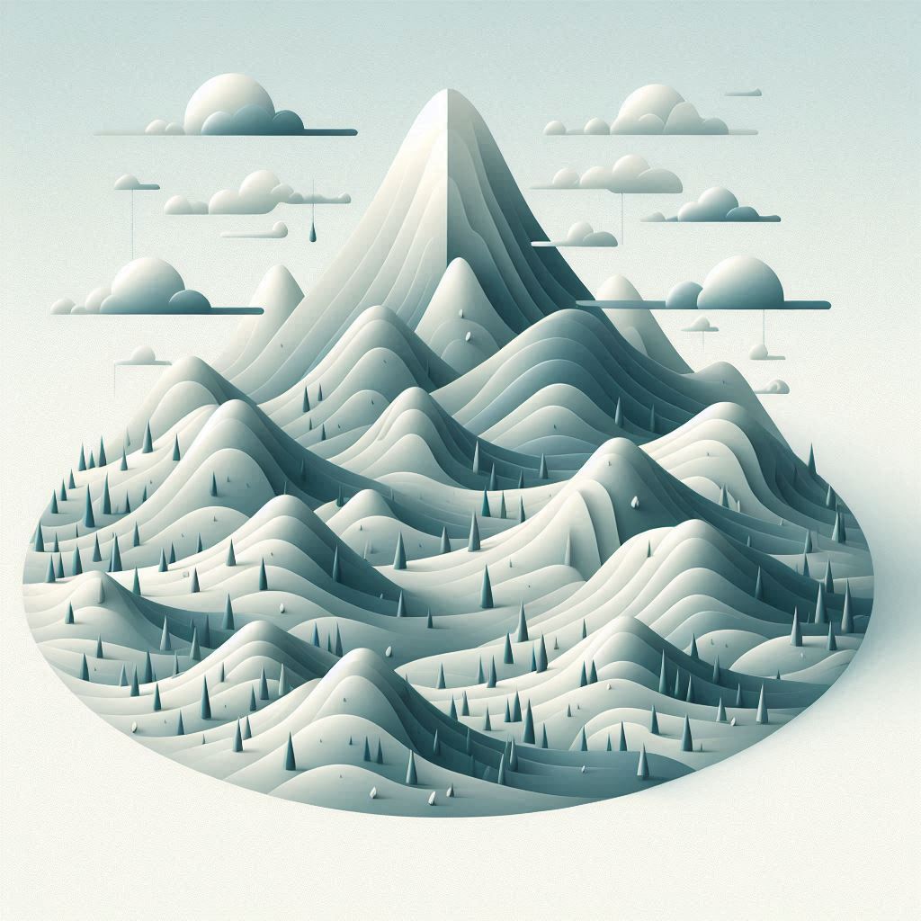 Montains Ecosystem © AI Illustration