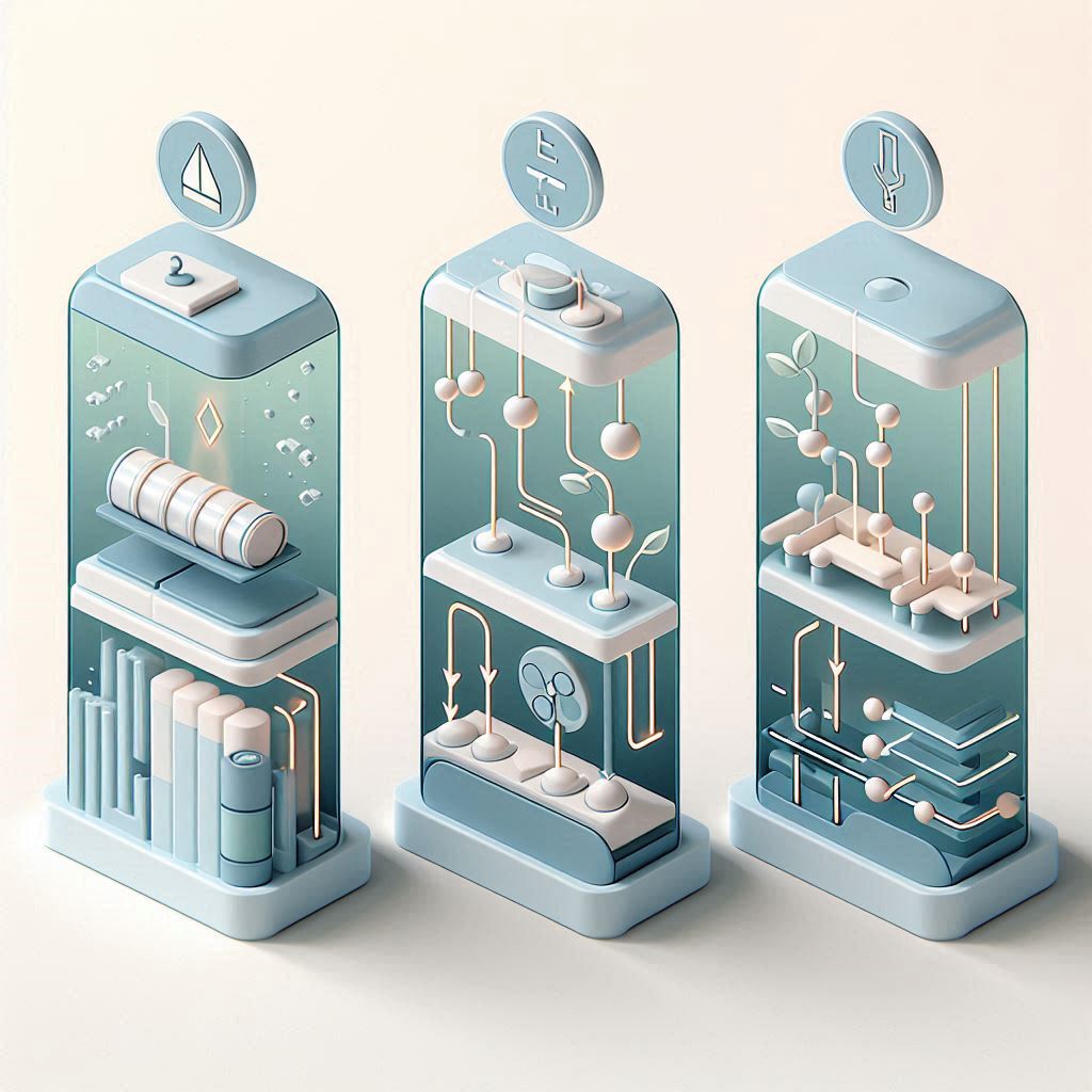 Lithium Ions Extracted Through Three Different Methods © AI Illustration