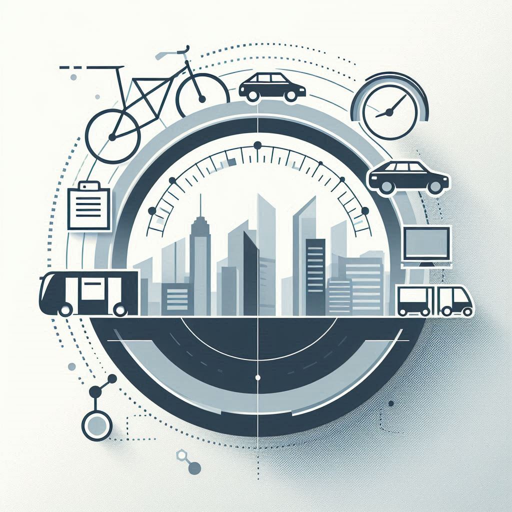 Urban Transportation and Mobility as a Service (MaaS) © AI Illustration