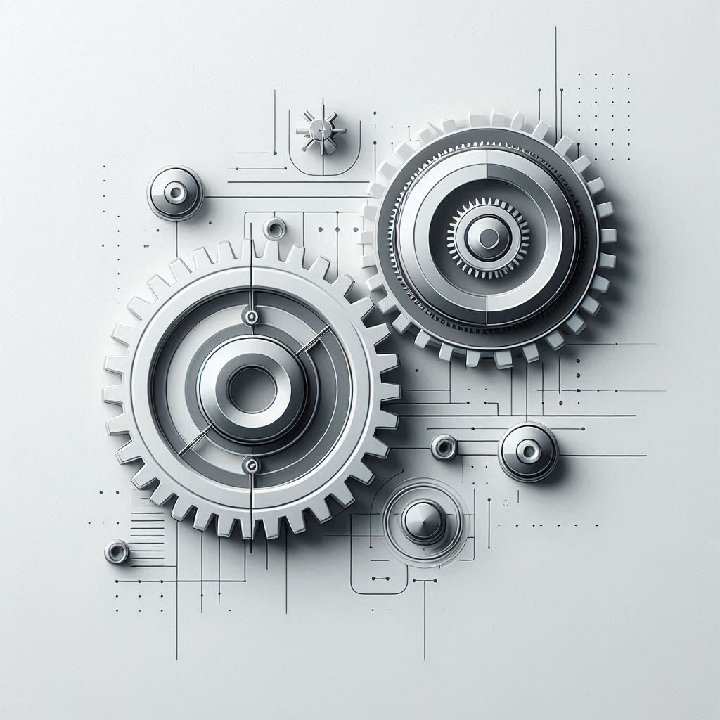 Mechanical Engineering an AI Illustration