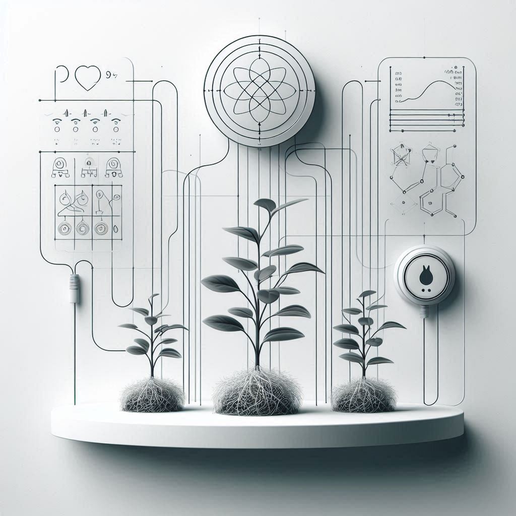 An Aeroponic System for Plant Propagation © AI Illustration