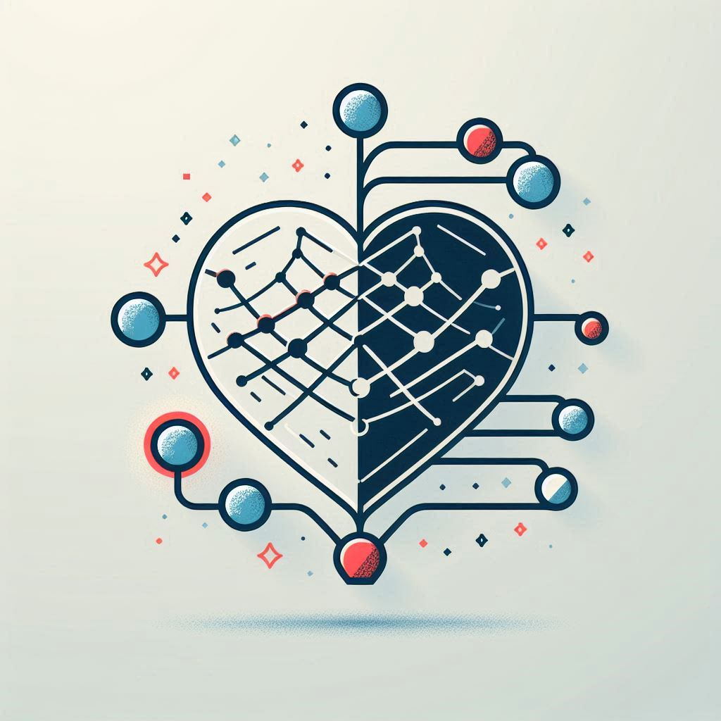 Heart Disease and Federated Learning © AI Illustration