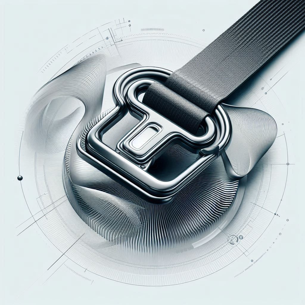 AI generated design of a car seatbelt © AI Illustration