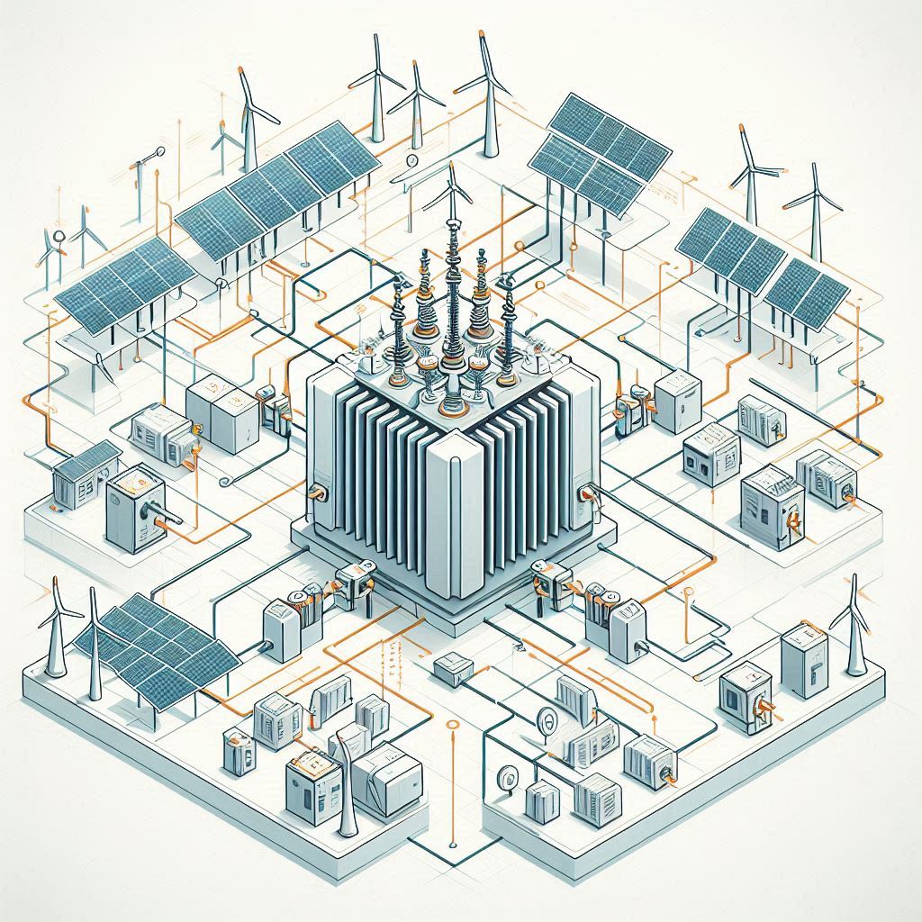 A Multi-Terminal DC Transformer © AI Illustration