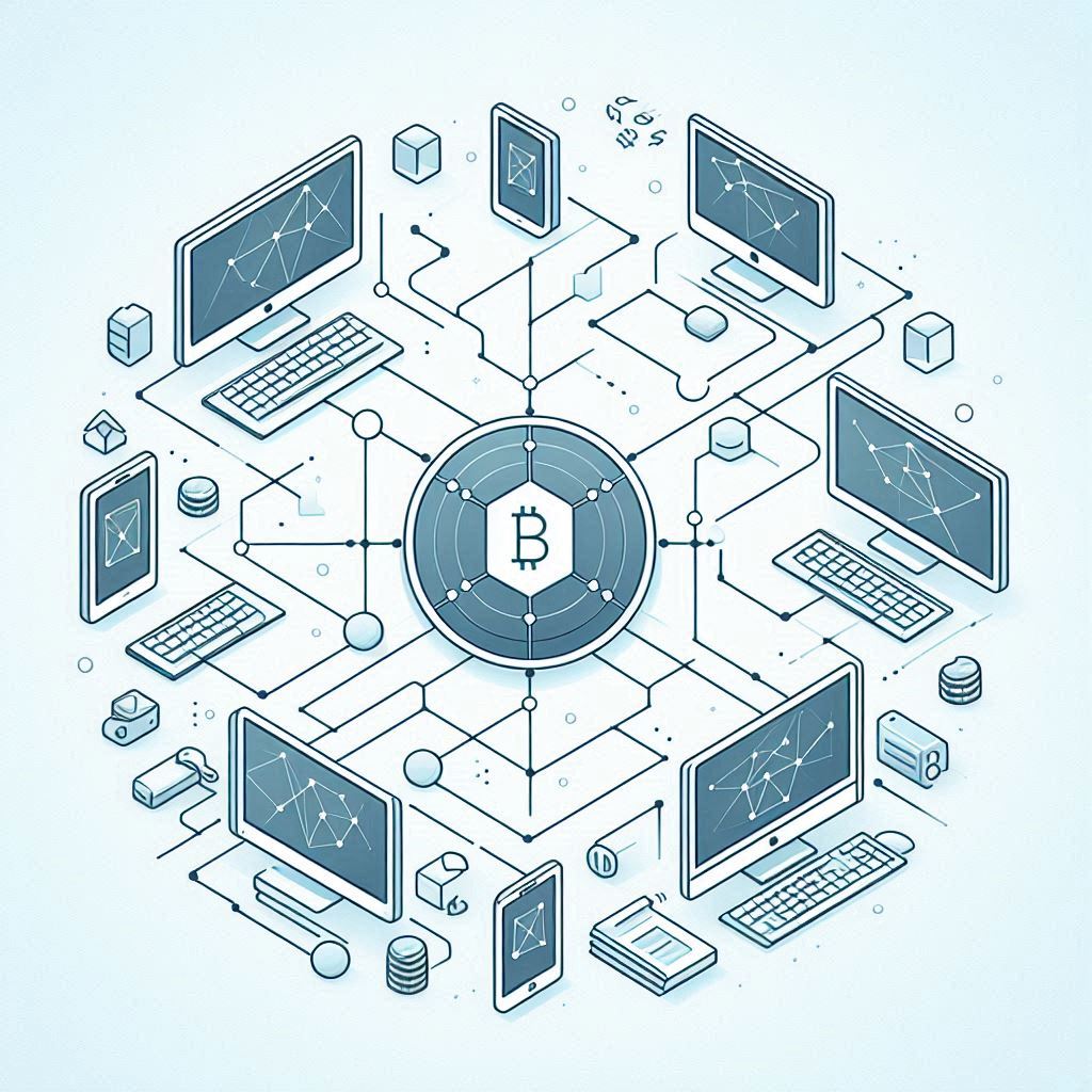 A Decentralized Network © AI Illustration