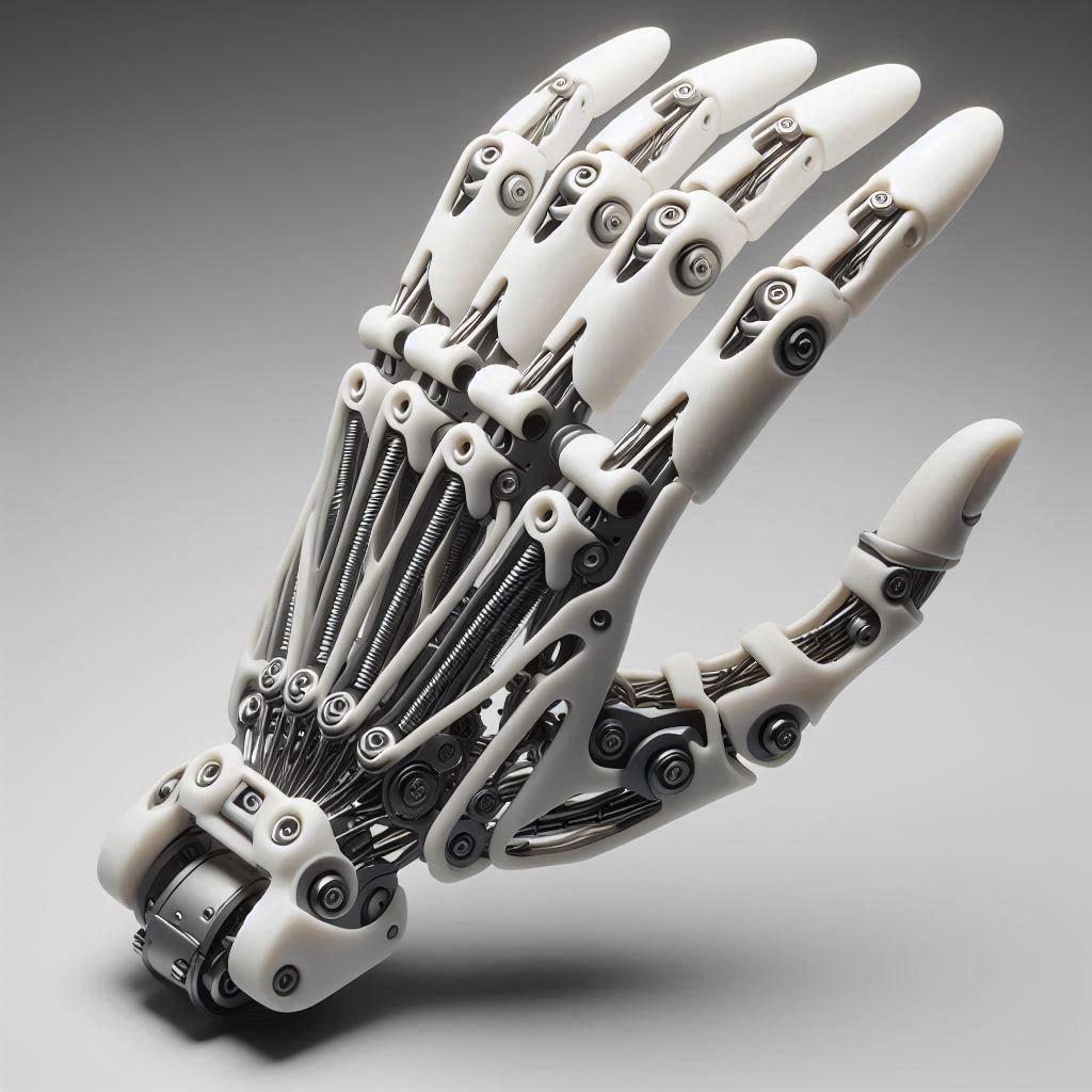 3D-printed Prosthetic Hand © AI Illustration