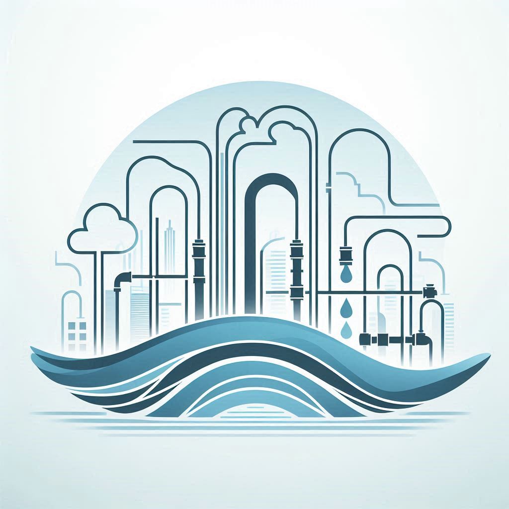 Water Engineering an AI Illustration