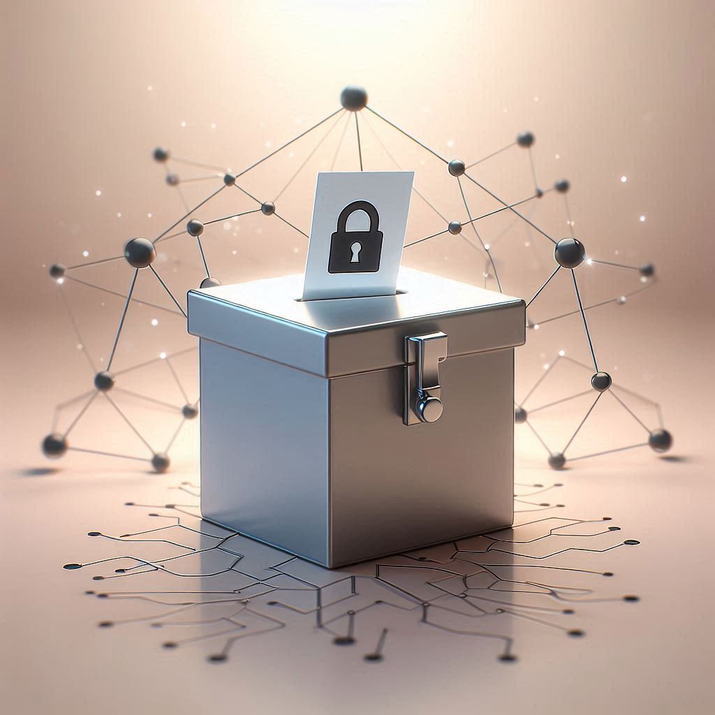 Secure Blockchain-Based Voting Systems © AI Illustration