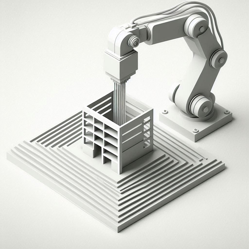 A 3DCP Arm © AI Illustration