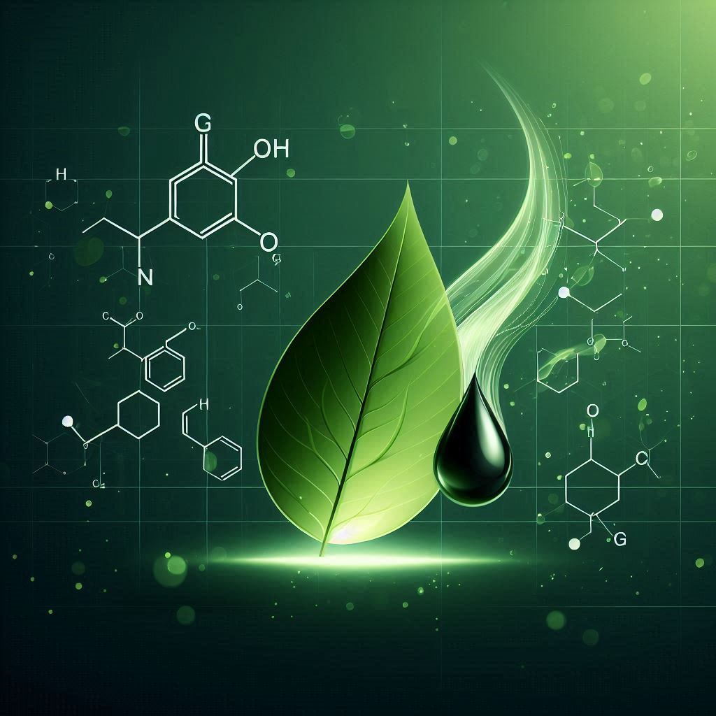 Green Leaf Morphing into a Fuel Drop © AI Illustration