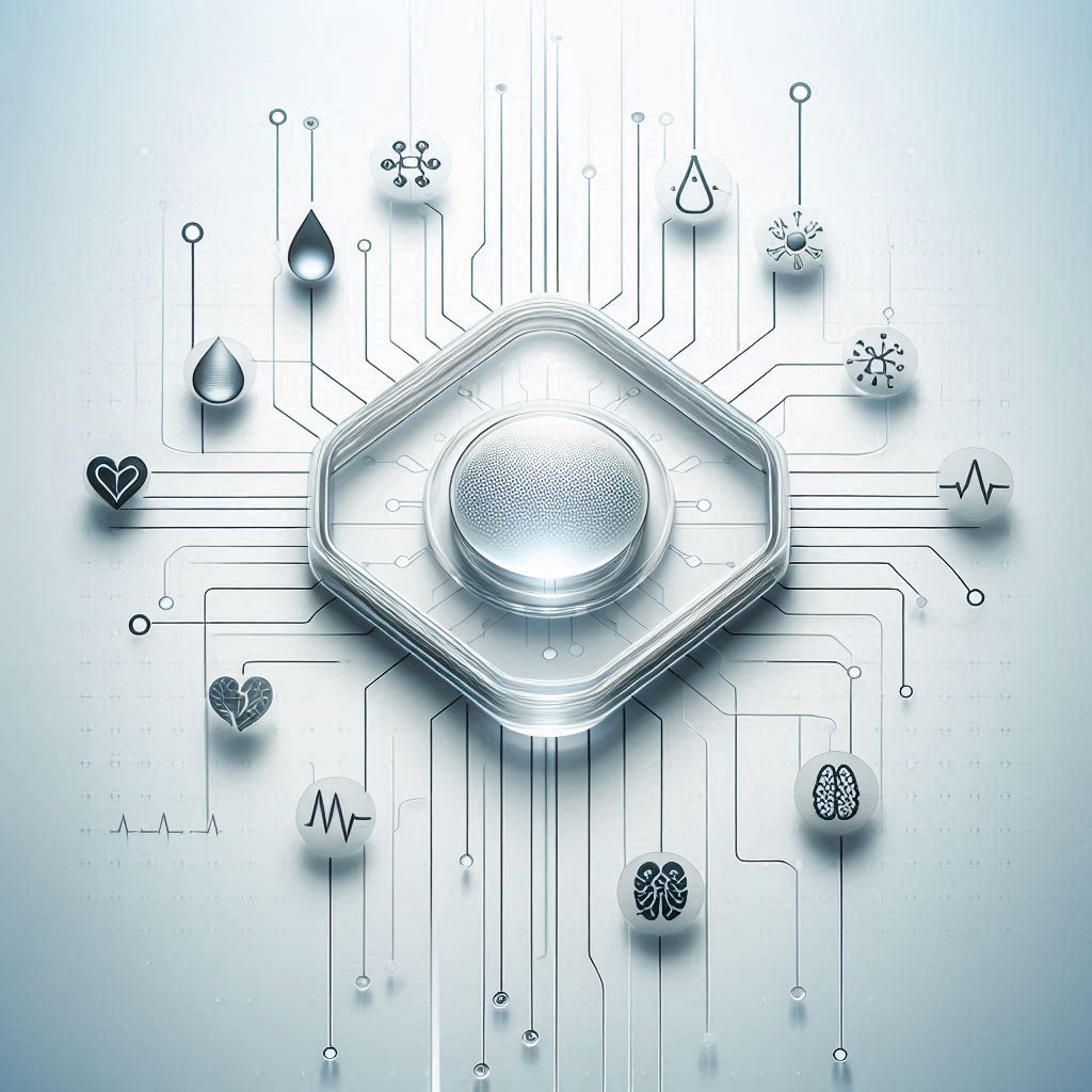 A Transparent Organic Electrochemical Transistor (OECT) © AI Illustration