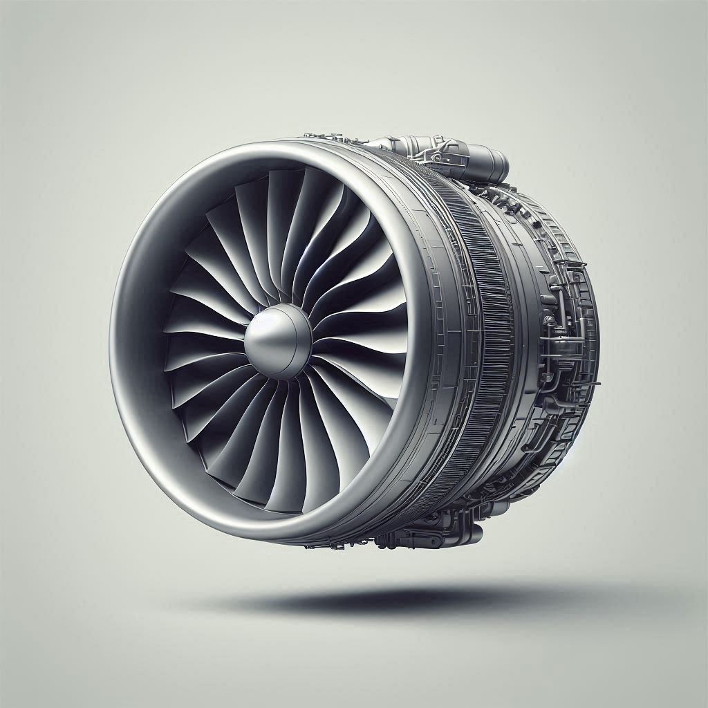 Aircraft Aero-engine © AI Illustration