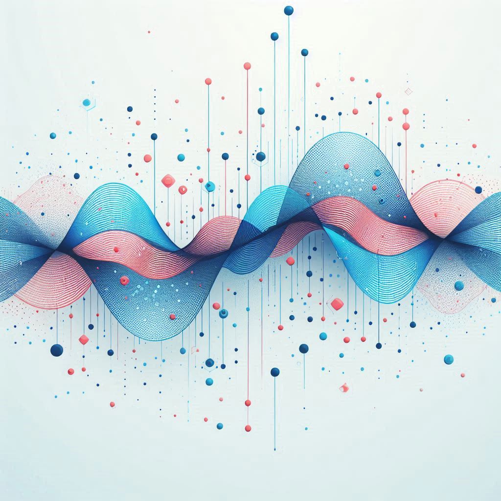 Electrical Current Flow Detecting Microplastic Particles in Water © AI Illustration