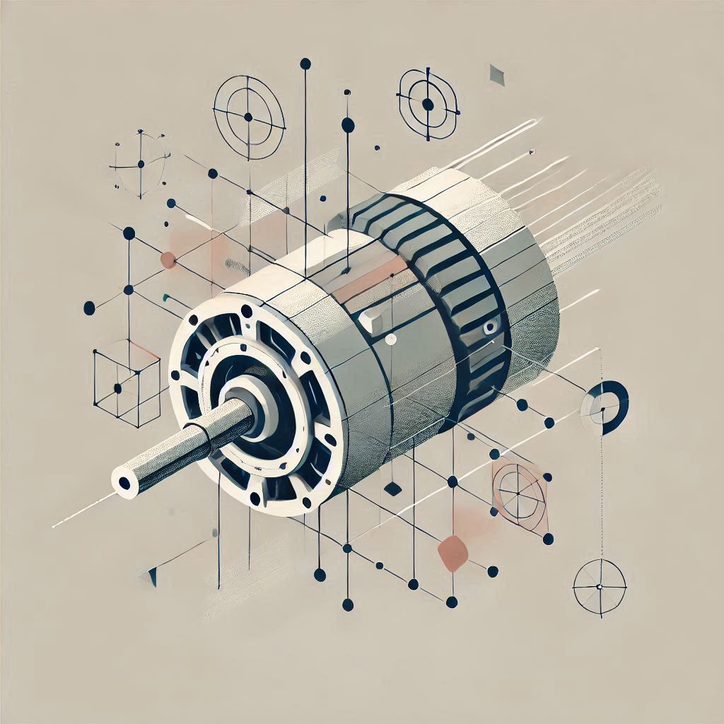 Permanent Magnet Synchronous Motor © AI Illustration