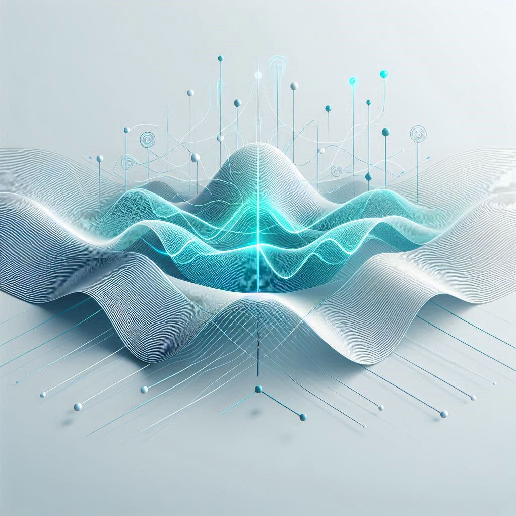 Wavy and Interconnected Fiber Patterns © AI Illustration