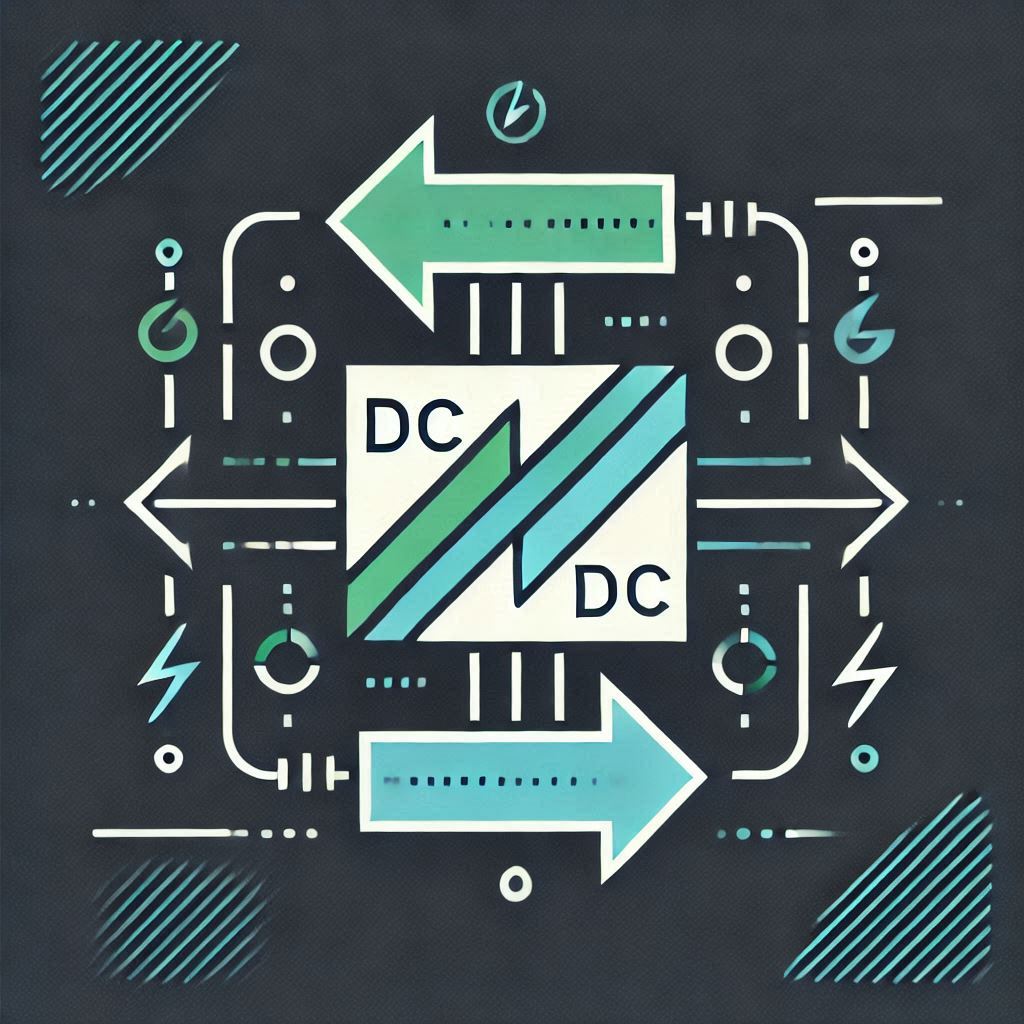 Illustration of Hybrid DC to DC converter © AI Illustration