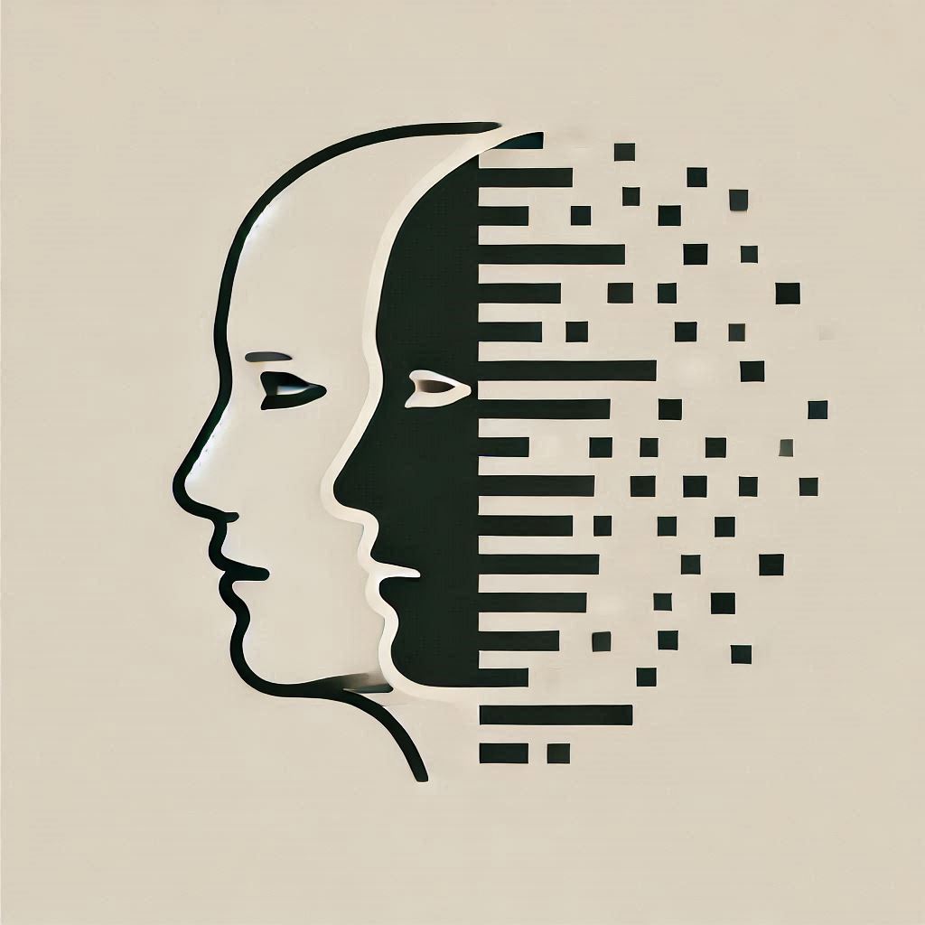 AI-Generated Counterpart of a Human Face © AI Illustration