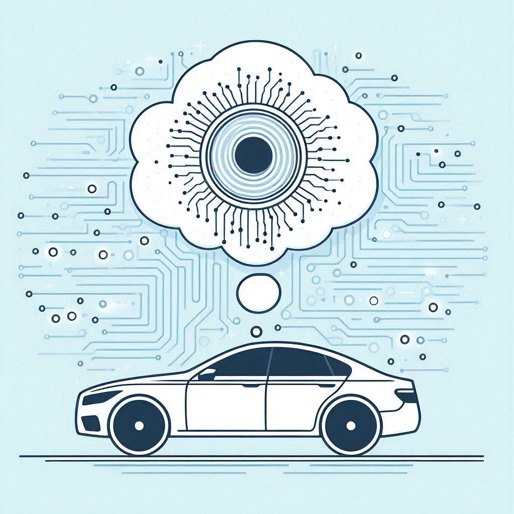 Autonomous Driving Technology © AI Illustration