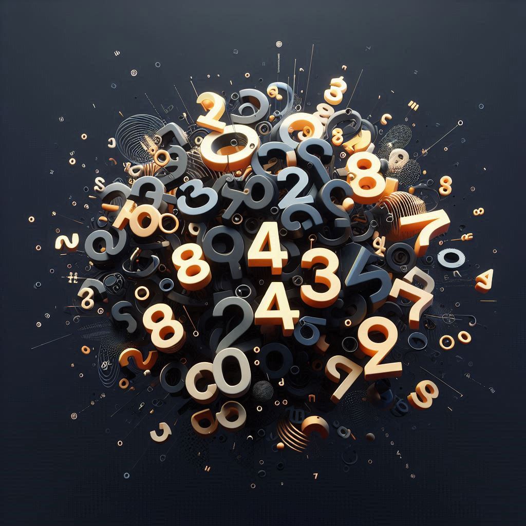 Random Numbers © AI Illustration