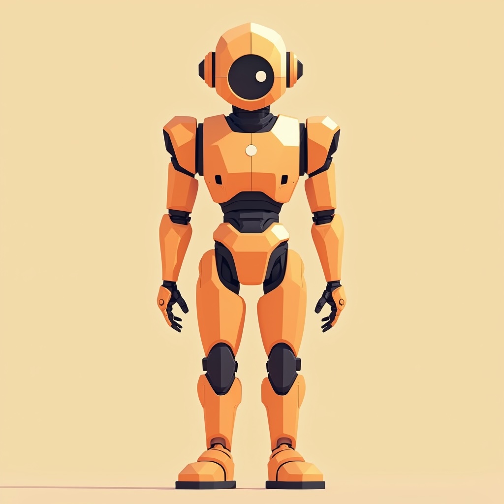 A Futuristic Humanoid Robot Powered by AI © AI Illustration