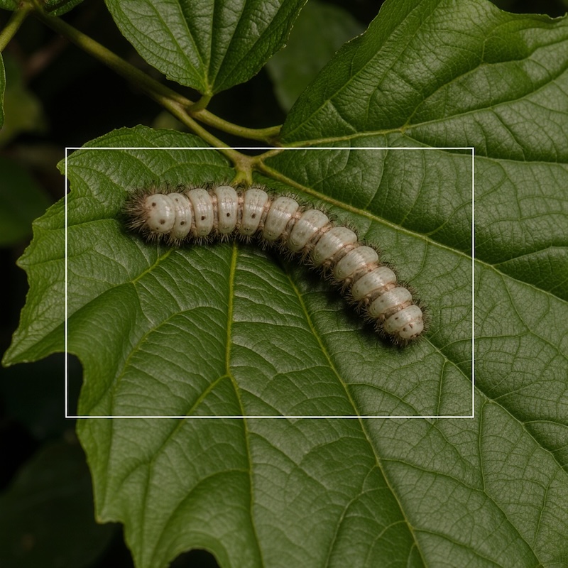 A Silkworm © AI Illustration