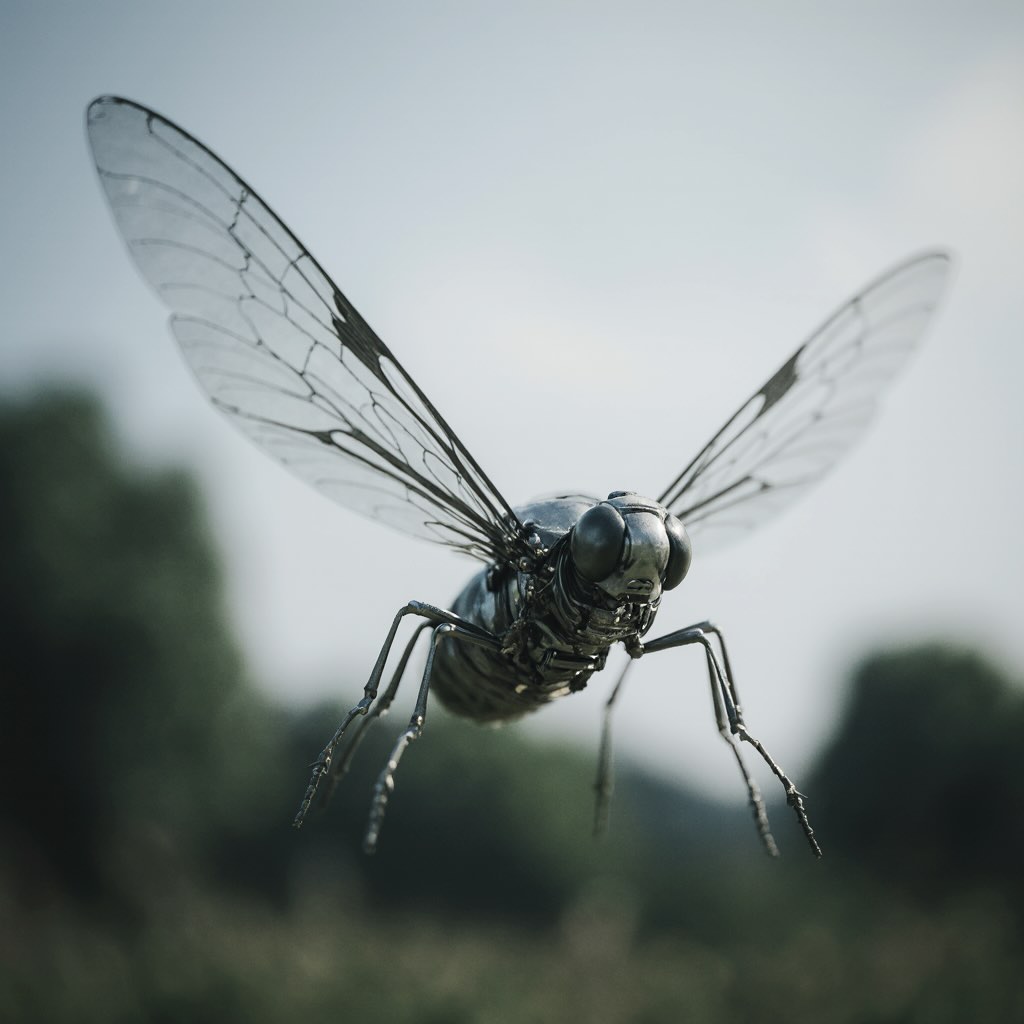 An Insect Like Robot Inspired by Biomimicry © AI Illustration