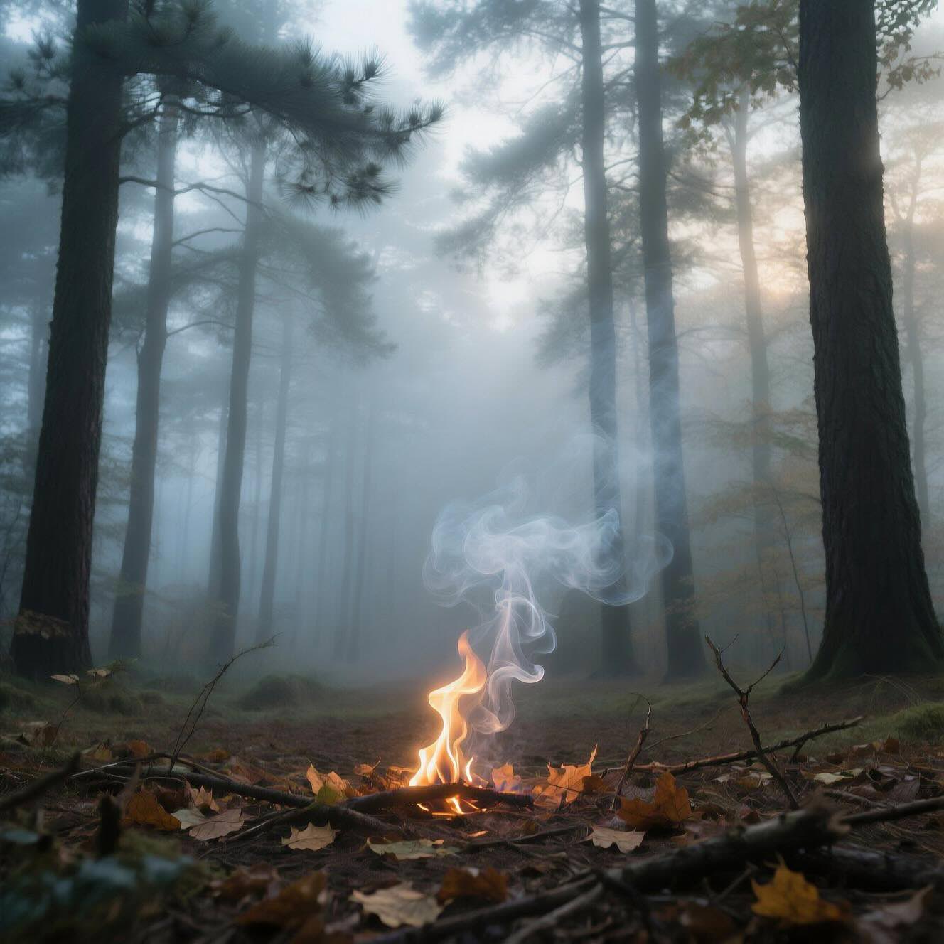 Forest Fire Detection © AI Illustration