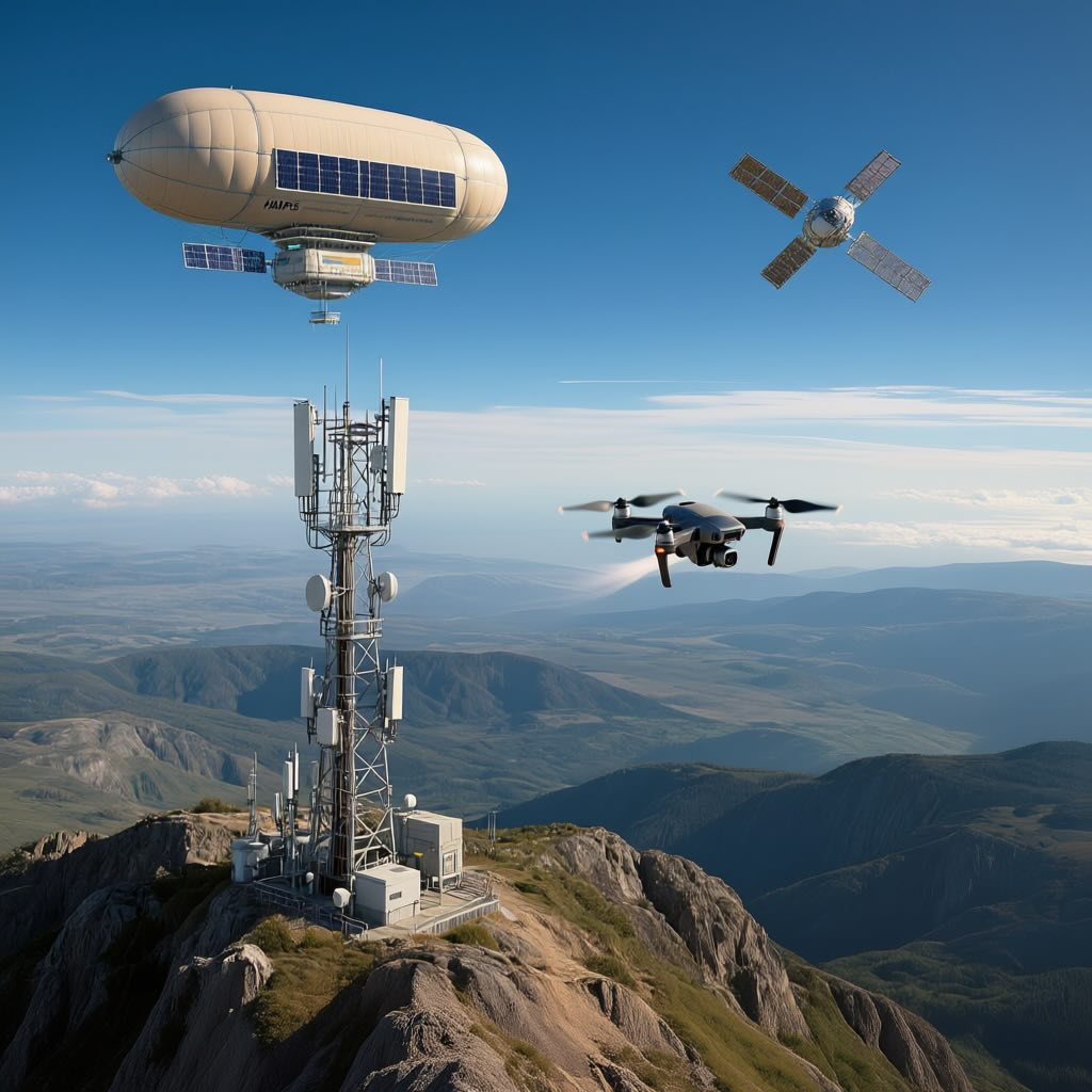 Four Tiers of 6G Networks © AI Illustration