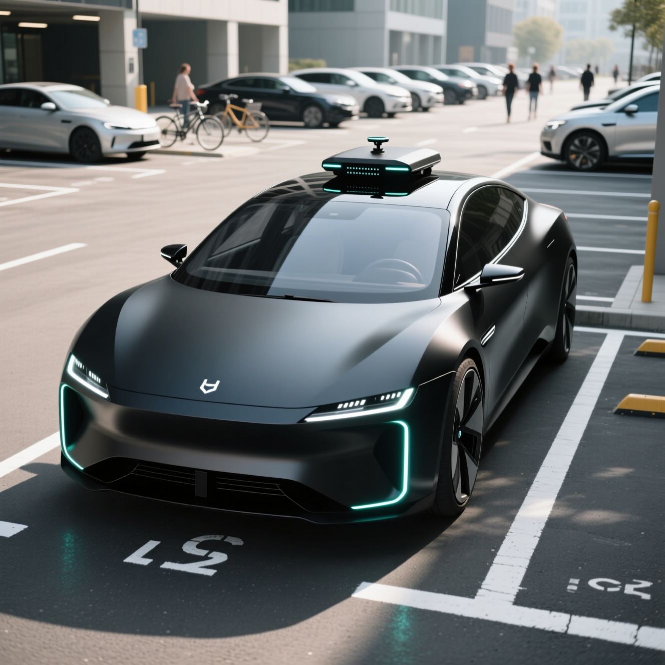 Autonomous Valet Parking © AI Illustration