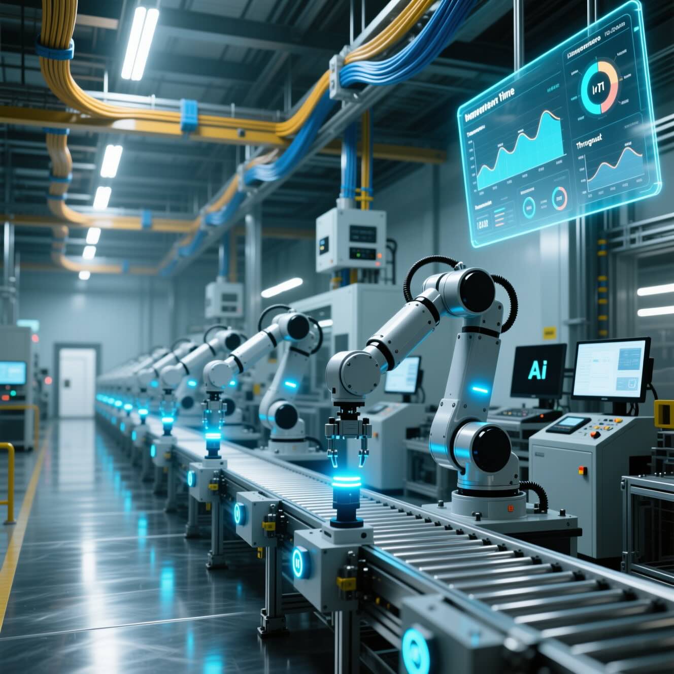 Industrial Internet of Things with Deep Reinforcement Learning © AI Illustration