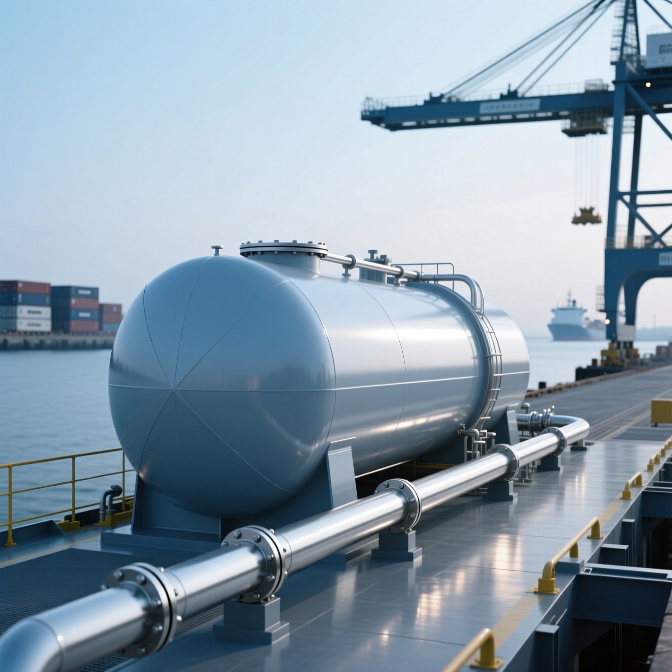 A Liquid Hydrogen Storage Tank © AI Illustration